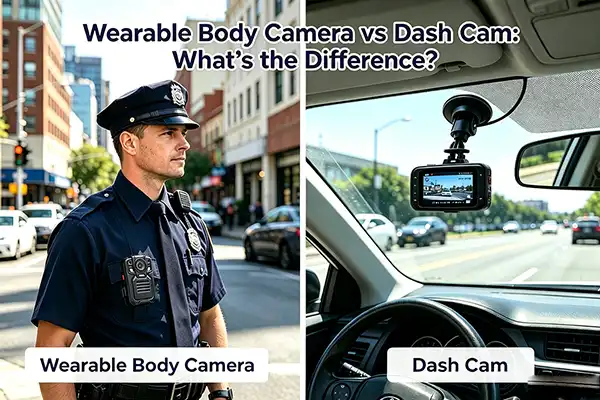 Wearable Body Camera vs Dash Cam: What’s the Difference?